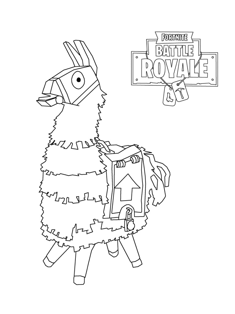 Top 20 Printable Fortnite Coloring Pages