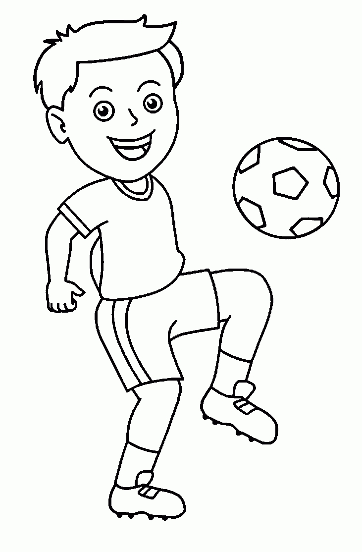 Top 20 Printable Soccer Coloring Pages