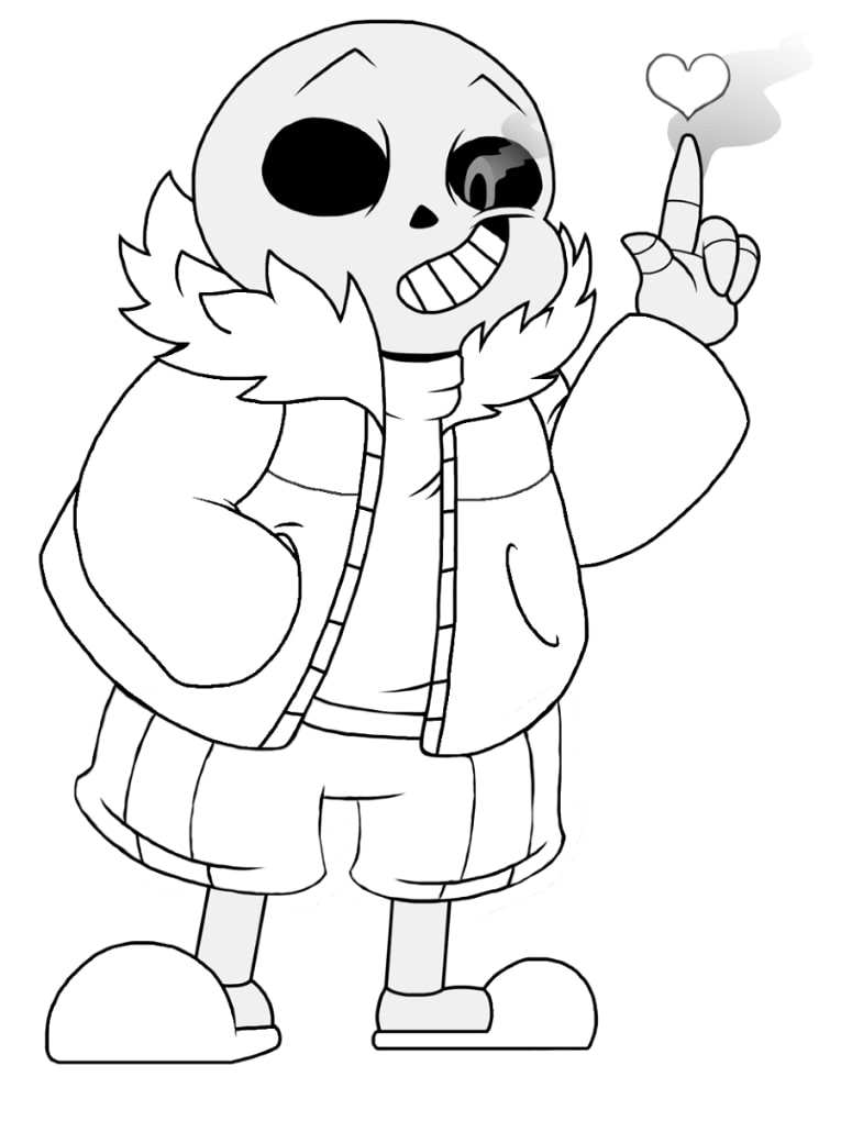 Top 20 Printable Undertale Coloring Pages