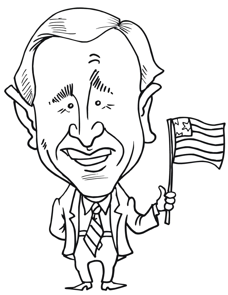 Top 12 Printable Famous Politicians Coloring Pages