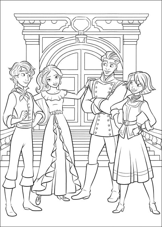 Top 28 Printable Elena of Avalor Coloring Pages