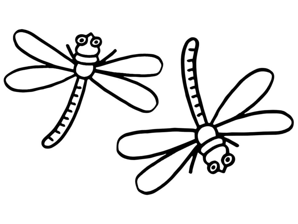 Top 40 Printable Dragonfly Coloring Pages