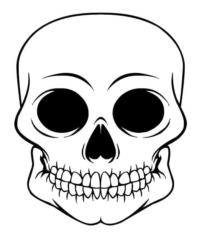 Top 40 Printable Skull Coloring Pages